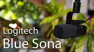 Vido-Test : Logitech Blue Sona im Test - Dynamisches XLR Broadcastmikrofon mit ausgefallenen Features