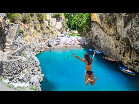 Fiordo di Furore [AMALFI COAST] 2024: HIDDEN GEM🇮🇹4K Walking Tour (Fjord of Furore)