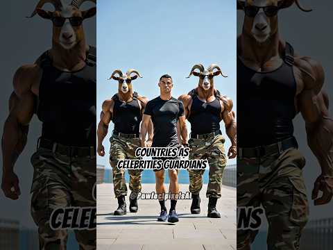 Countries as celebrities guardians #aiart#countries#midjourney