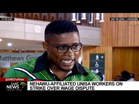 Nehawu affiliated workers shut down the University of South Africa