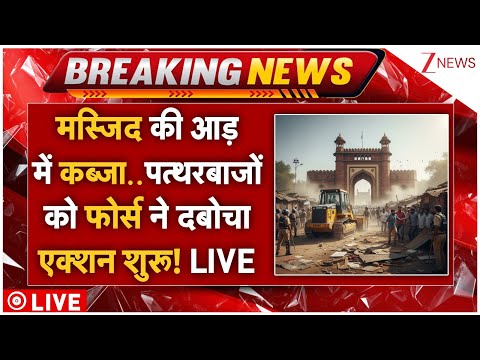 Massive Action On Delhi Muslim Violence LIVE: मस्जिद की आड़में कब्जा..पत्थरबाजों को फोर्स ने दबोचा!