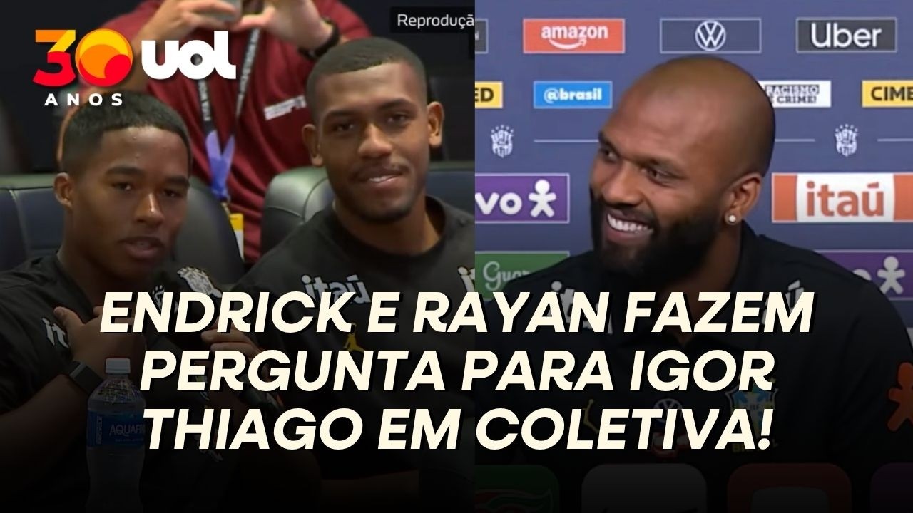 ENDRICK E RAYAN ATACAM DE REPÓRTERES E FAZEM PERGUNTA PARA IGOR THIAGO EM COLETIVA!