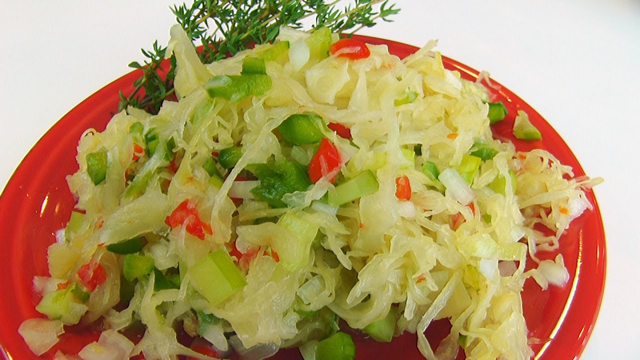 Betty&amp;#39;s Sauerkraut Salad - YouTube