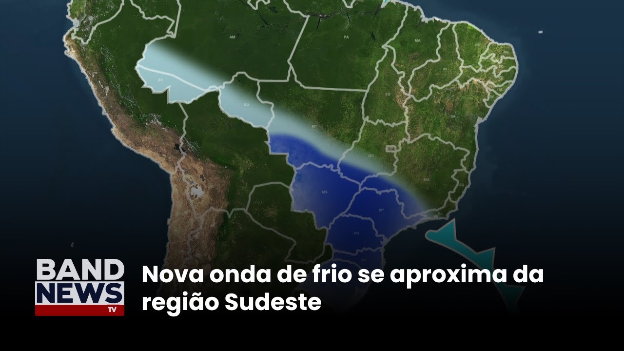 Nova onda de frio se aproxima da região Sudeste | BandNews TV