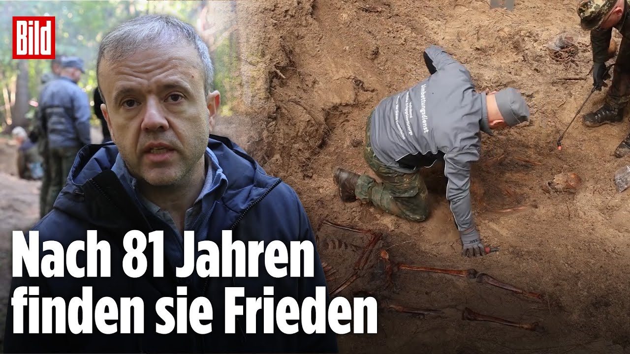 Estland: 400 deutsche Soldaten aus Zweitem Weltkrieg geborgen | BILD-Reportage