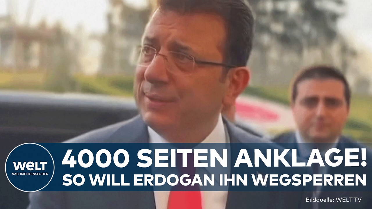 TÜRKEI: Prozess gegen Imamoglu beginnt – 4000 Seiten Anklage! Drohen ihm hunderte Jahre Haft?