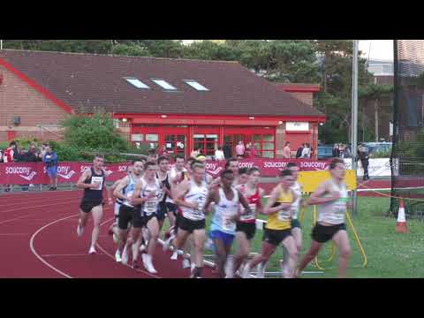 5000m men B race British Milers Club International Grand Prix at Watford 11th June 2022