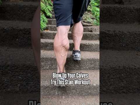 Stairclimbing For Bigger Calves. Try This Calf Workout