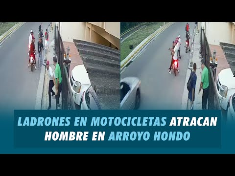 Ladrones en motocicletas atracan hombre en Arroyo Hondo | Matinal