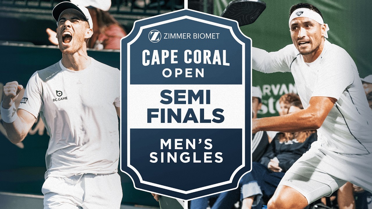 Federico Staksrud vs Jay Devilliers at the Zimmer Biomet Cape Coral Open