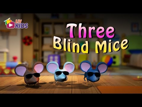 Three Blind Mice with Lyrics | LIV Kids Nursery Rhymes and Songs | HD