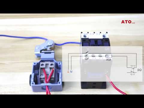 Roller lever limit switch NO NC contact wiring and testing