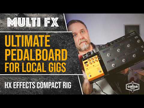 HX Effects Pedalboard. Perfect for gigging with a house amp!