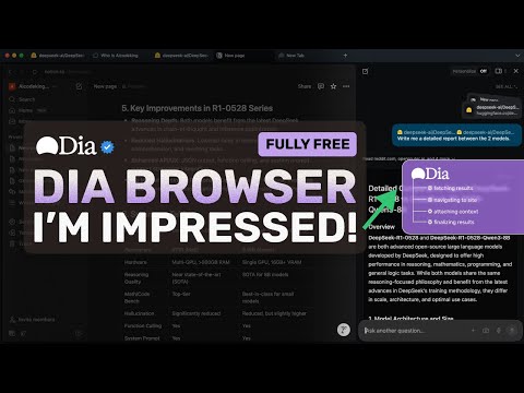 Dia AI Browser: I'm SWITCHING to this NEW AI Agentic BROWSER!
