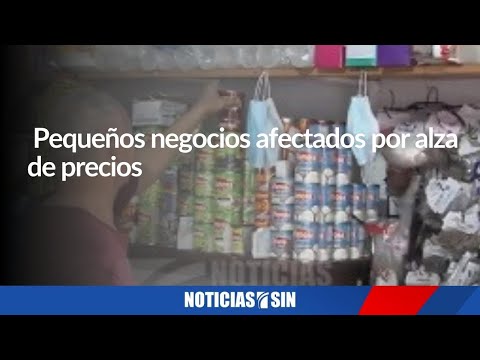 Pequeños negocios afectados por alza de precios