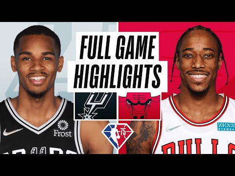 SPURS at BULLS | FULL GAME HIGHLIGHTS | February 14, 2022 video clip 
