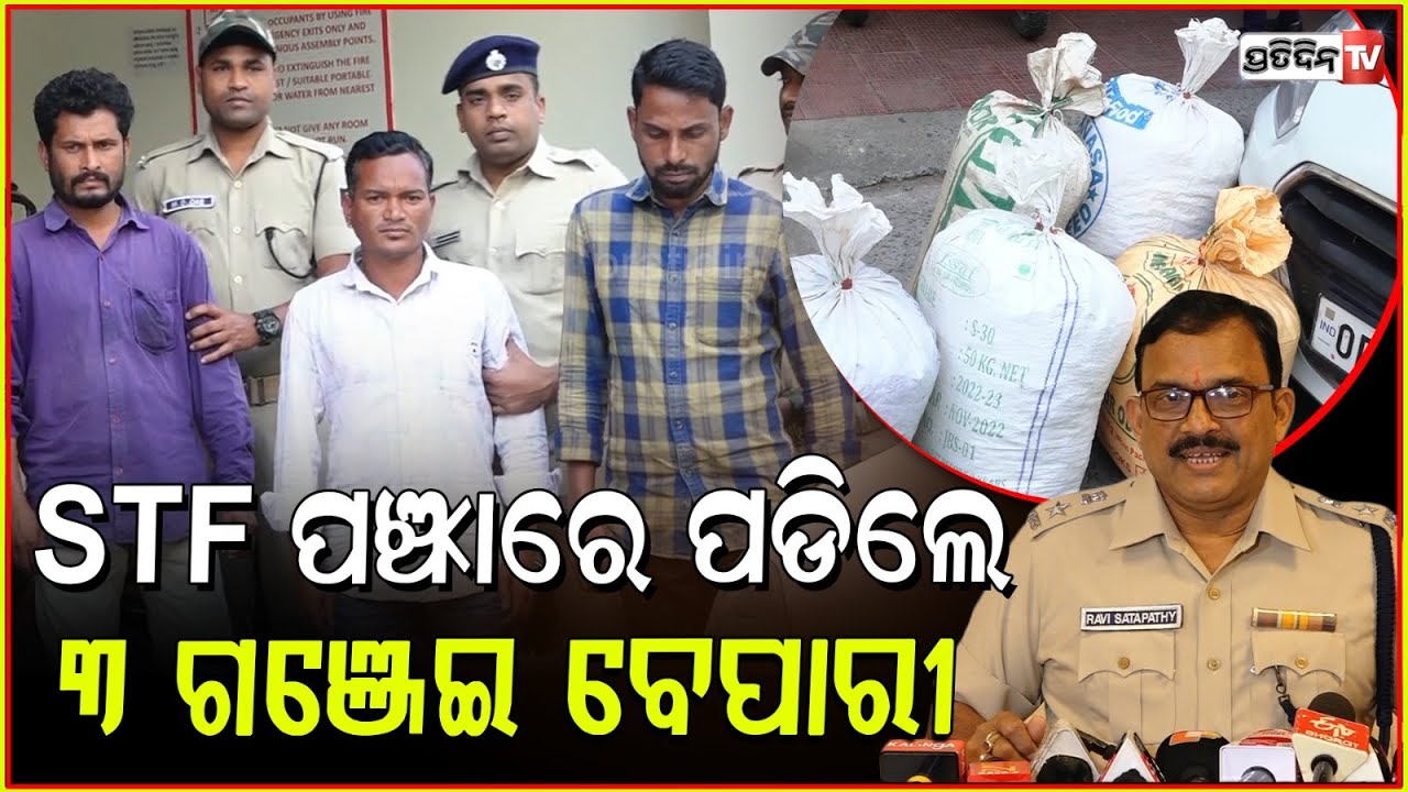 କାର୍ ଚେକିଂ ବେଳେ, ଭିତରୁ ବାହାରିଲା ୯ ଟି ଗଞ୍ଜେଇ ଭର୍ତ୍ତି ବ୍ୟାଗ l STF Seizes Ganja From Car ,Bhubaneswar .