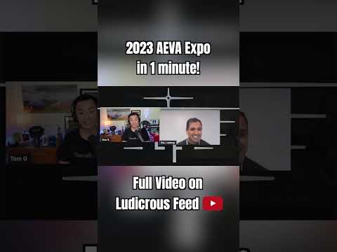 AEVA EV Expo 2023 Walkaround in 1 minute!