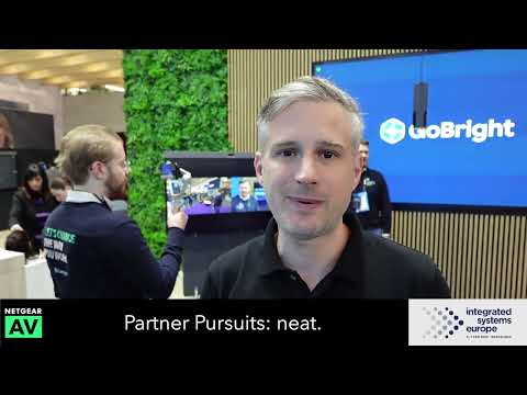 ISE 2025: Lee Edgerton from Neat Talks AV & Collaboration with NETGEAR AV