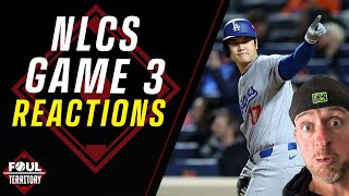 Dodgers crush Mets in NLCS Game 3; Rapid Reax! | Foul Territory