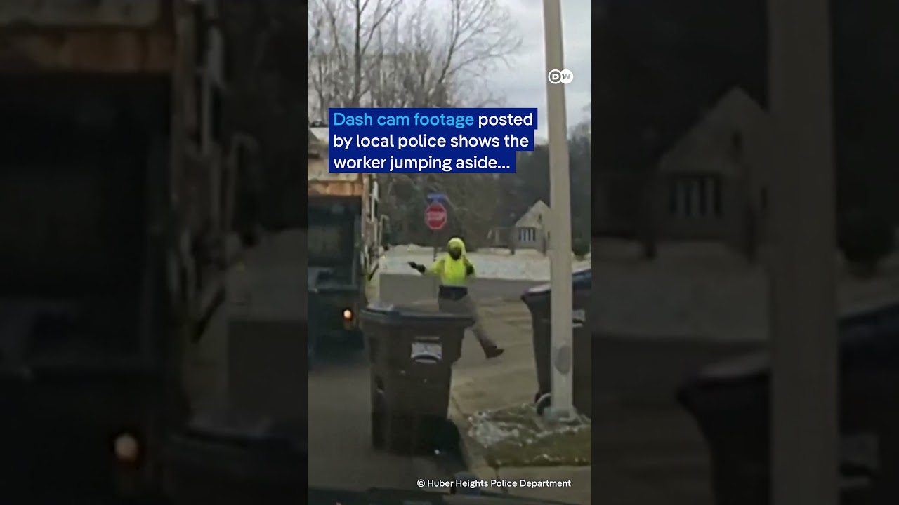 This traffic stop fugitive was found hiding in a trash can in Ohio | DW News
