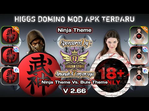 Ninja Vs Bule ‼️ Higgs Domino Mod Apk Terbaru RP, N & S Versi 2.66 ~ Ninja Theme