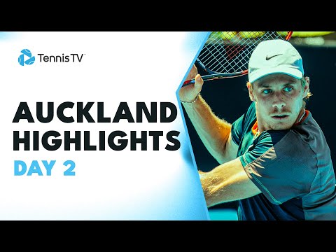 Fils Takes On Gasquet; Shapovalov & Bautista Agut Feature | Auckland Highlights Day 2