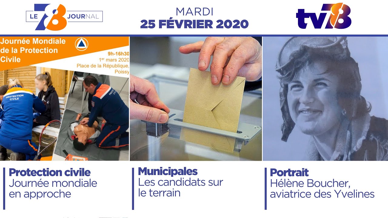 7/8 Le Journal. Edition du mardi 25 février 2020