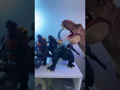 New godzilla shelf! #godzilla #actionfigures #collection