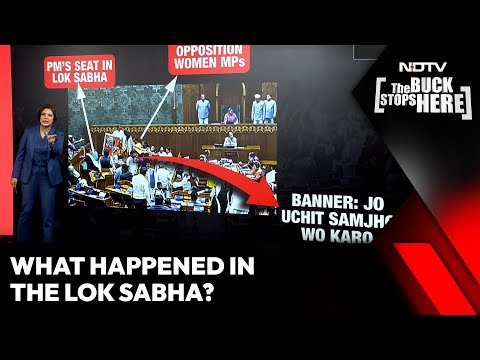 What Happened in Lok Sabha? Women MPs Protest Near PM's Seat With Banner