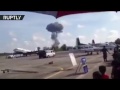 Moment fighter jet crashes at Children’s Day airshow in Thailand