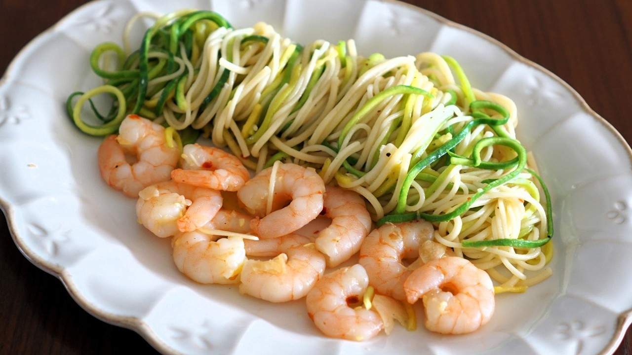 면 땡길때 최고! 뱃살 걱정없는 파스타 만들기! 애호박면 다이어트 레시피