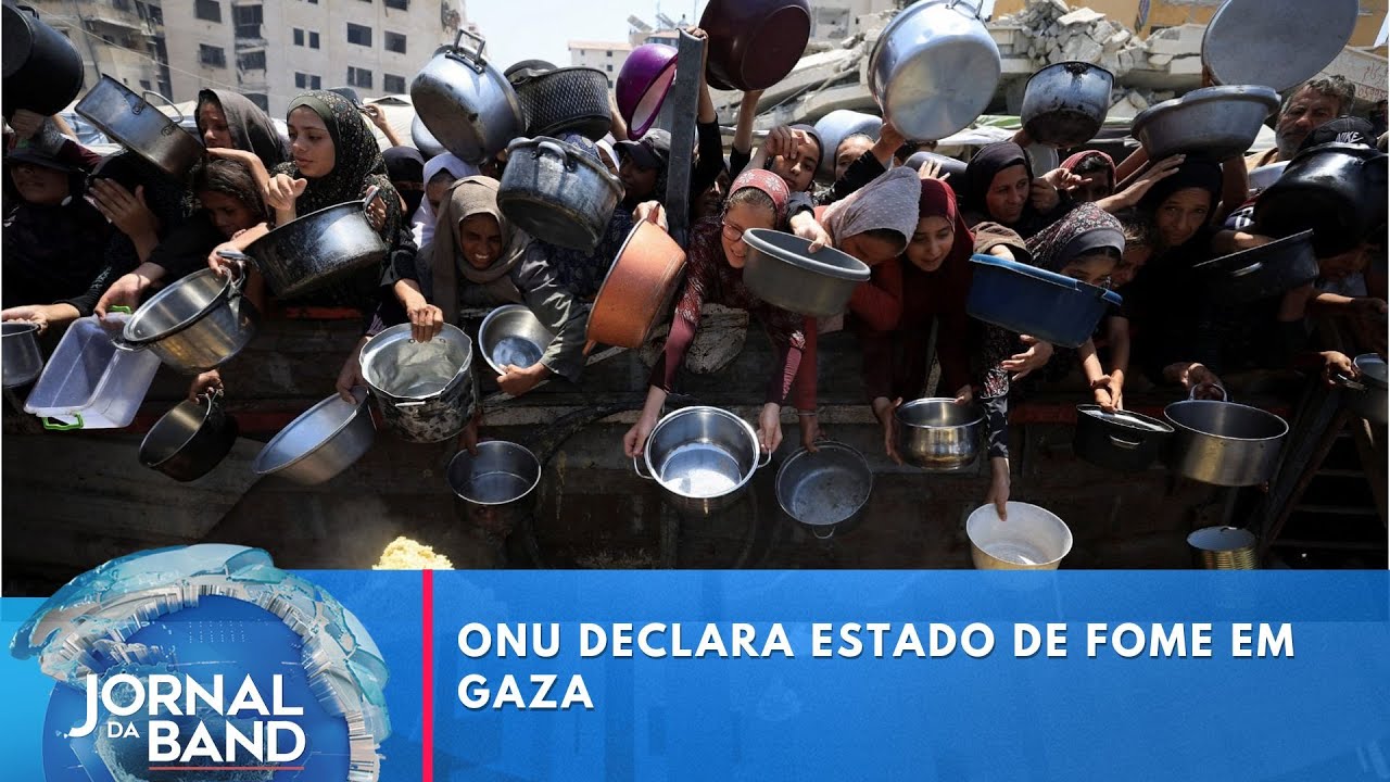 ONU declara estado de fome em Gaza | Jornal da Band