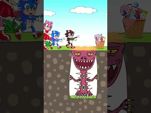 TOP 3 Funny Animation about Sonic and Amy - Episode 27 | 😂😂😂 #shorts #animation #story
