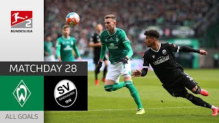 Bremen takes table lead! | Werder Bremen — SV Sandhausen 1-1 | Highlights | MD 28 – Bundesliga 2