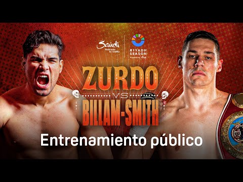 RIYADH SEASON: LATINO NIGHT | ‘ZURDO’ RAMIREZ VS. CHRIS BILLAM-SMITH ENTRENAMIENTO PÚBLICO EN VIVO