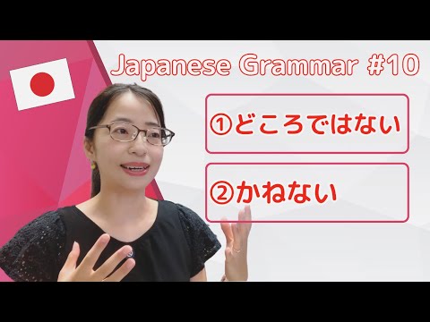 【生活で使う日本語文法 ♯10】「どころじゃない」「かねない」