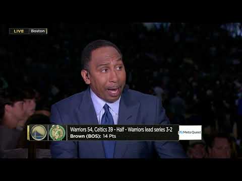 The Celtics are in TROUBLE! - Stephen A.'s thoughts on Game 6 at halftime | NBA Countdown video clip