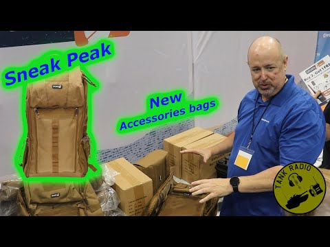 Sneak Peek, New GigaParts Explorer Backpack Accessories bags at Huntsville HamFest