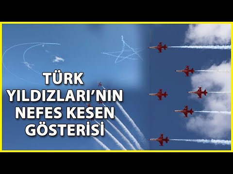 Türk Yıldızları'ndan Ağrı'nın Kurtuluş Yıl Dönümünde Gösteri Uçuşu