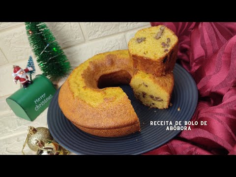 Receita de Bolo de Abóbora! 😊