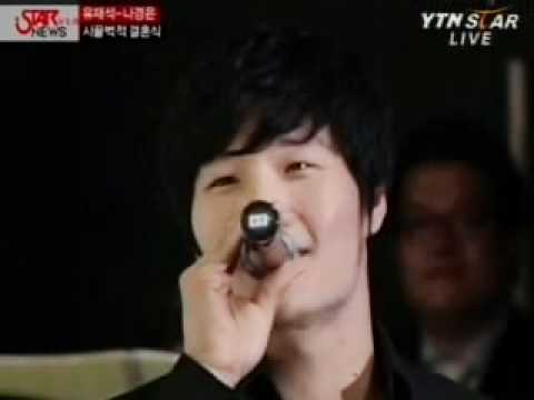 080706 Kim Jong Kook singing at Yoo Jae Suk's Wedding