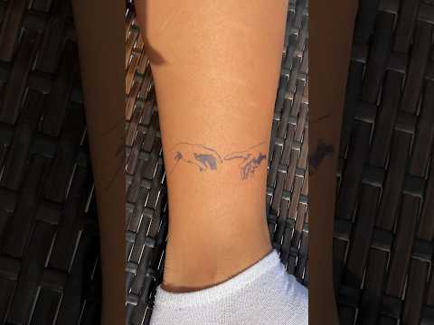 This tattoo is called Michelangelo 👉👈🖤🕊️ #inkbox #tattoo #temporarytattoo