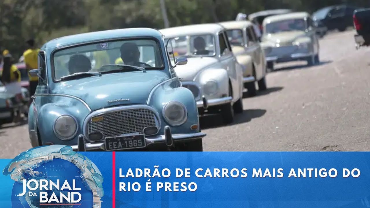 Ladrão de carros mais antigo do Rio é preso