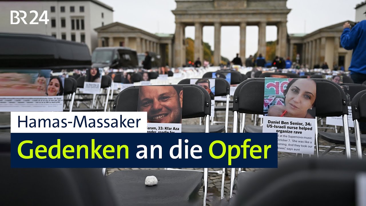 Deutschland erinnert an die Opfer vom 7. Oktober 2023 | BR24