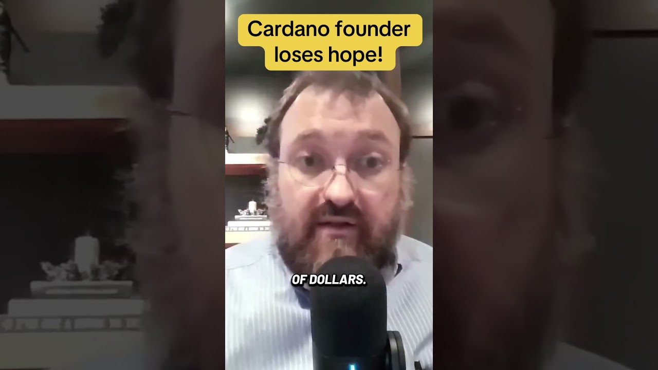 Cardano Founder LOSES HOPE
