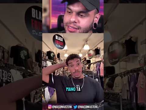 fingiu ser filho do dono da loja e saiu com tênis e roupas de graça