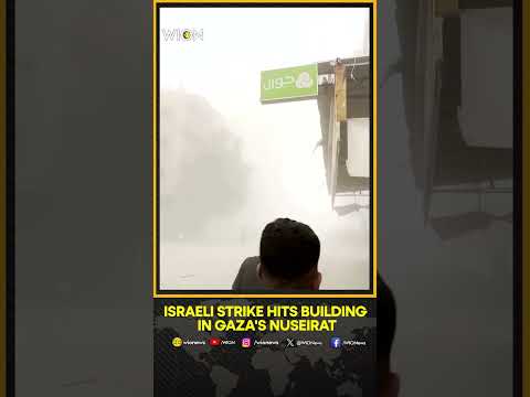 Israel-Hamas war: Israeli strike hits building in Gaza's Nuseirat | WION Shorts