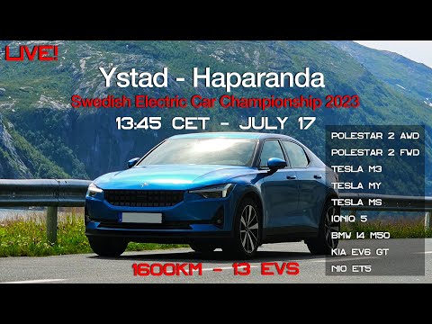 Ystad - Haparanda - SECC2023 Part #1 *1600km competition with 13 EVs!*