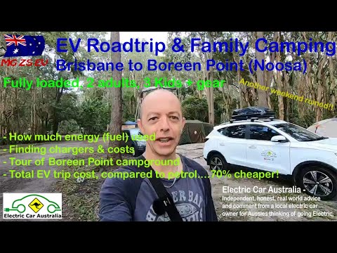 EV Model 70% Cheaper Fuel v Petrol | Fully Loaded EV Road Trip & Camping |  | Electric Car Australia